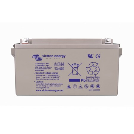 Victron Energy AGM 12V 90Ah Deep Cycle batterie rechargeable