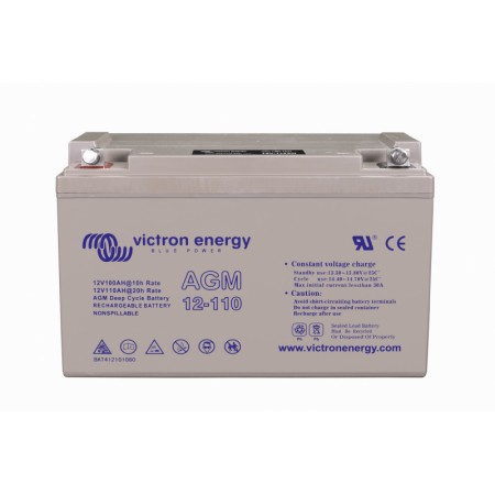 Victron Energy AGM 12V 110Ah Deep Cycle batterie rechargeable
