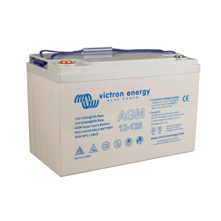 Victron Energy AGM 12V 125Ah Super Cycle batterie rechargeable