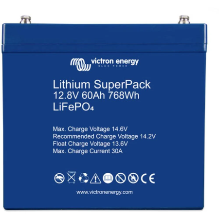 Victron Energy SuperPack Solarakku 12.8 V 60 Ah, LiFePO 4