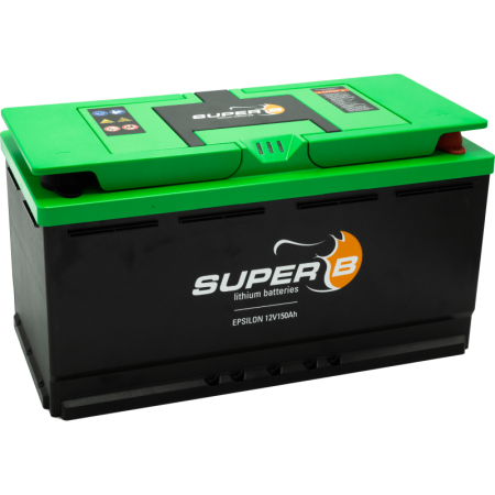 Super B Batterie Lithium Epsilon 150Ah Lithium + BMS & App Bluetooth