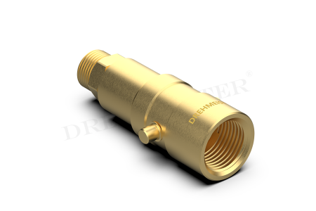 DREHMEISTER Adaptador GPL de bayoneta con rosca NPT de 3/8 - válvula de llenado de tanque de 4 orificios