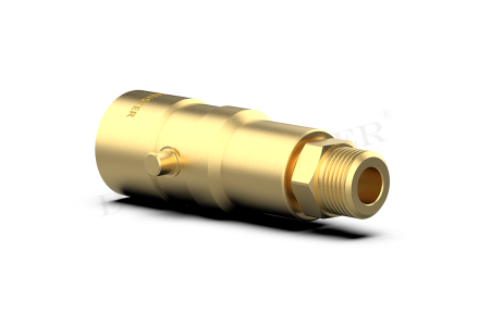 DREHMEISTER Adaptador GPL de bayoneta con rosca NPT de 3/8 - válvula de llenado de tanque de 4 orificios