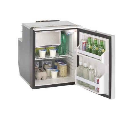 Webasto camping frigo avec compartiment congélateur 65 litres Isotherm CRUISE Elegance Line compresseur pour camping-cars, caravanes et bateaux - porte gauche, DC 12V / 24 V