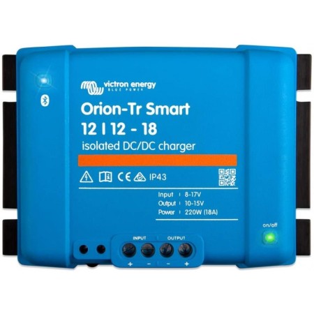 Victron Energy Orion-Tr Smart 12/12 V 18 A Chargeur DC-DC isolé