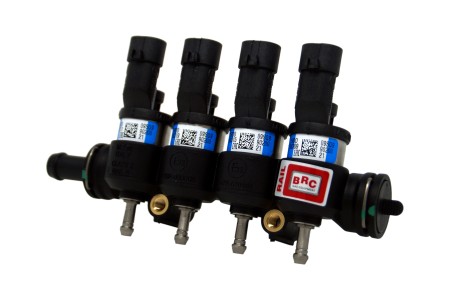 BRC Injektor LPG CNG 4 Zylinder IN03 blau (Kunststoff)