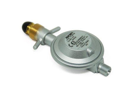 GOK Gasdruckregler 29mbar 1,5kg/h G.10 POL-WF -> G 1/4 LH