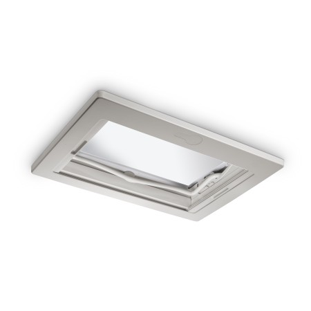 Dometic Midi Heki Style Lanterneau avec manivelle blanche sans aération forcée 700 x 500 mm