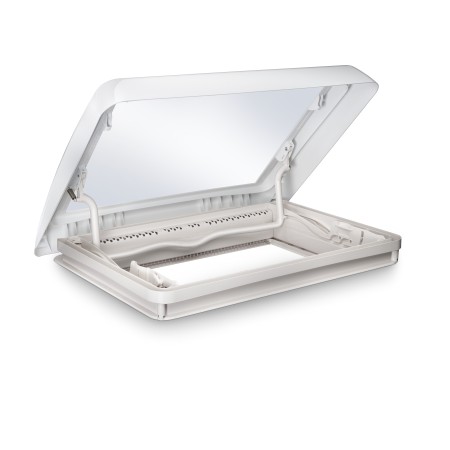 Dometic Midi Heki Style Lanterneau avec manivelle blanche sans aération forcée 700 x 500 mm