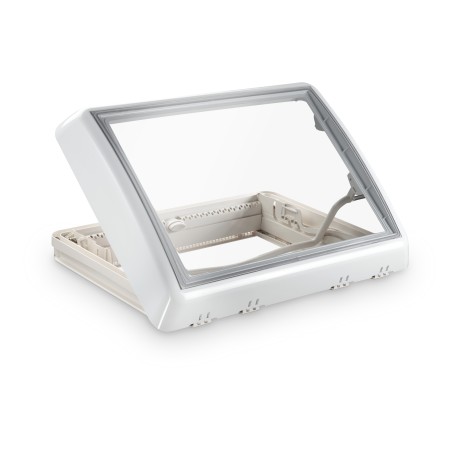 Dometic Midi Heki Style Lanterneau avec manivelle blanche sans aération forcée 700 x 500 mm