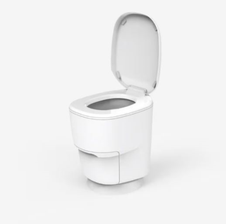 Clesana Verschweißtoilette C1 mit L-Adapter, weiß