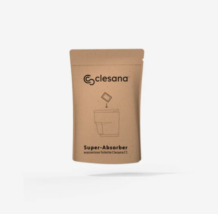Clesana Super Absorber Beutel für Clesana Toilette C1 + X1, 20 Stück