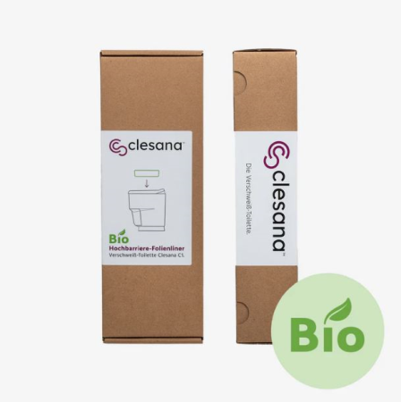 Clesana Bio-Sperrfolien-Liner C1 Verschweißtoilette