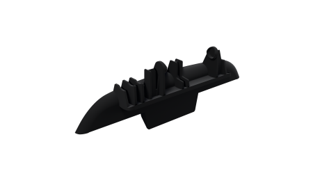 Deckelgriff für Clesana C1, schwarz