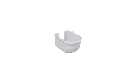Schublade ohne Blende für Clesana C1 Trockentoilette, weiß