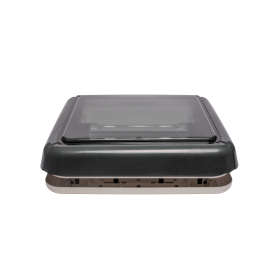 Antarion Dachfenster (2-fach Verglasung) 40 x 40 cm + Belüftung, grau für Wohnmobile, Wohnwagen