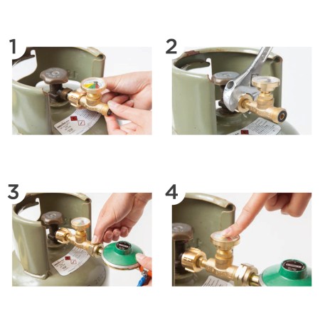 GasStop Notschlussarmatur für Gasflaschen W21,8 x 1/14 LH (G.12) für Deutschland