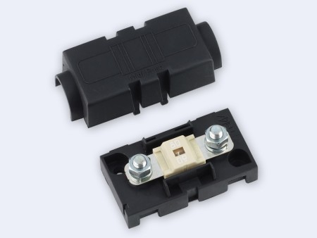 Votronic high-load fuse holder with cover for automotive screw-type fuses