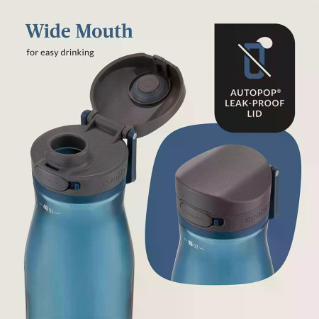 contigo® Jackson 2.0 Autopop® water bottle 1100 ml - Blue