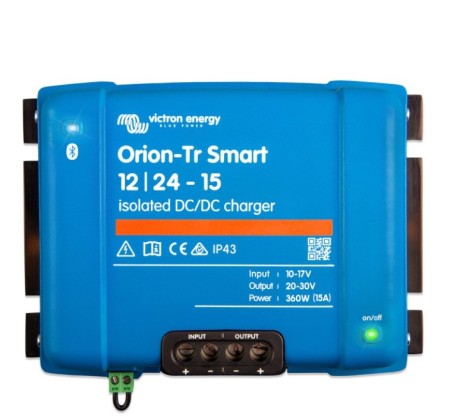 Victron Energy Orion-Tr Smart 12/24 V 15 A Isoliertes DC-DC-Ladegerät