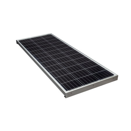 130W slim monocrystal solar panel, camping solar panel for motorhome