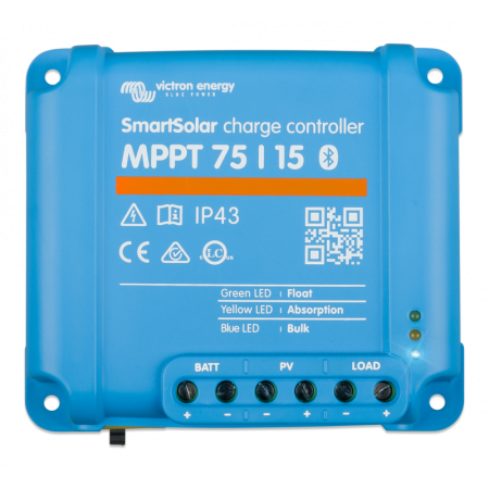 Victron Energy Contrôleur de charge solaire intelligent MPPT 12/24V Bluetooth