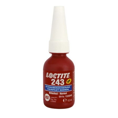 LOCTITE® 243 10ml, bleu - Adhésif de fixation filetée de résistance moyenne