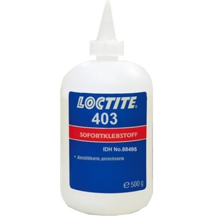 LOCTITE® 403 500g, transparent - Ladhésif instantané est un produit de viscosité moyenne à faible odeur