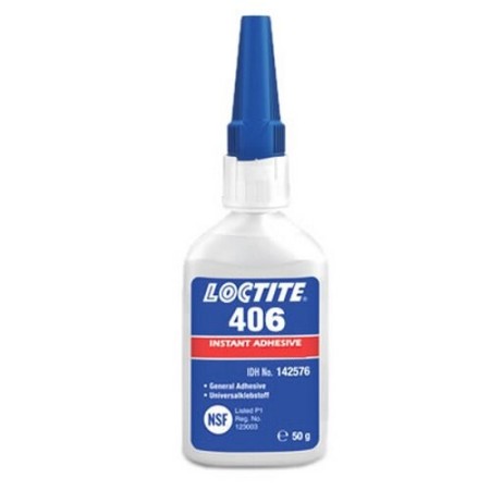 LOCTITE® 406 50g, klar - niedrigviskoser, schnell aushärtender Sekundenklebstoff