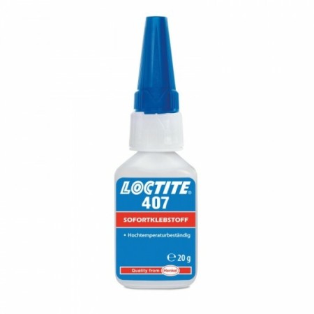 LOCTITE® 407 20g, farblos - Sekundenkleber auf Ethylbasis (Cyanacrylat)