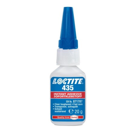 LOCTITE® 435 20g, farblos - zähelastischer Sofortklebstoff auf Ethylbasis