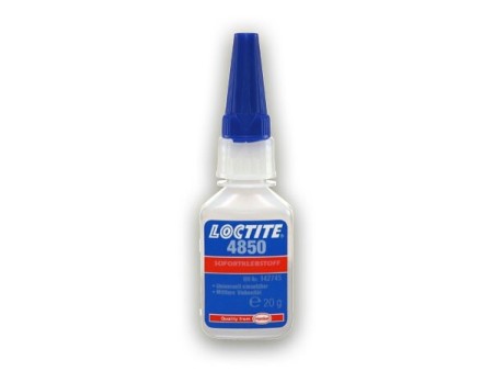 LOCTITE® 4850 20g, ultraklar - Sekundenkleber, flexibel und biegsam, niedrige Viskosität