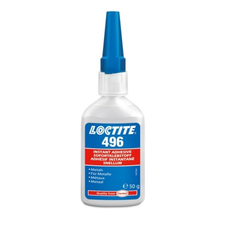 LOCTITE® 496 50g, transparent - adhésif instantané à base de méthyle, à faible viscosité et à usage général