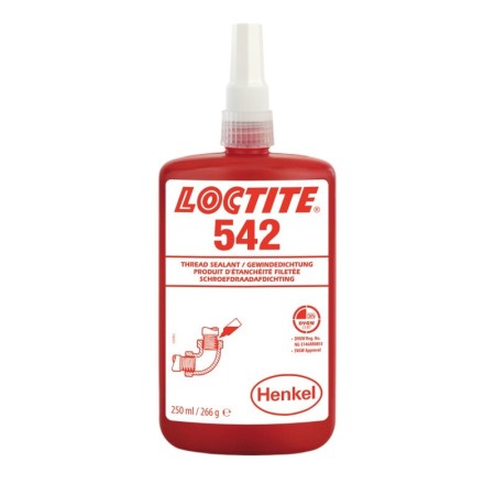 LOCTITE® 542 250ml, brun - Produit détanchéité des filetages, résistance moyenne