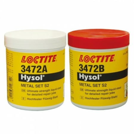 LOCTITE® EA 3472 500g, 2-teiliger, stahlgefüllter, gießbarer, selbstnivellierender Epoxidharzklebstoff