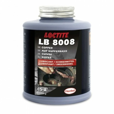 LOCTITE® LB 8008 453g, Kupfer - Anti-Seize-Schmierpaste in einer Dose mit Pinselaufsatz