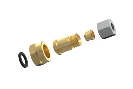 Adapterstück M20x1,5 / 8mm Rohrverschraubung