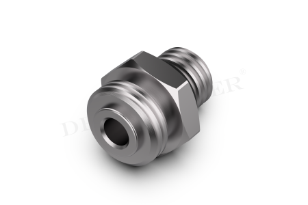 DREHMEISTER Adaptador de acero inoxidable M16x1,5 a M12x1,75 con junta tórica para adaptador GPL