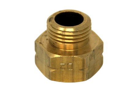 DREHMEISTER gas filling connector D2 (KLFxIG W21,8x1/14 LH)