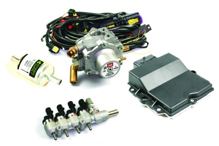 BRC P&D Frontkit 4 Zylinder (orange/1500mbar 8mm)
