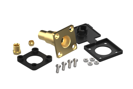 CAMPKO Robinet de remplissage GPL W21.8 x 1/14 sur tuyau cuivre 8mm - droit