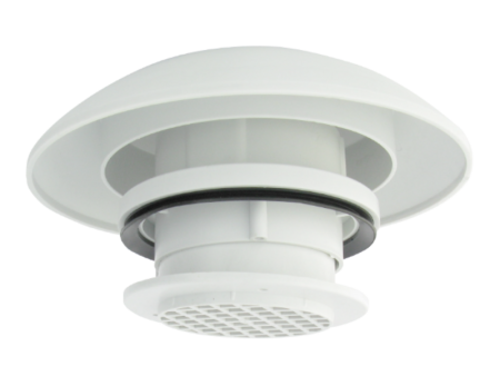 COMET roof vent 95, 12 V suppressed, grey inner grille