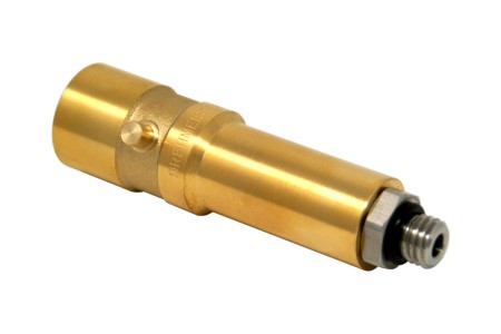 Adaptateur baïonette 12mm / M12, en laiton avec connexion en acier, L=103,5mm