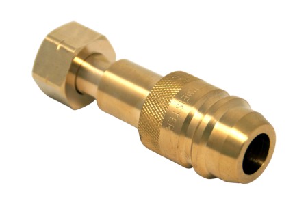 DREHMEISTER adaptador de boquilla de suministro Euronozzle M14 con conexión de acero inoxidable, L=79,5mm