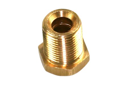 Screw-in connector (brass) M12x1 D. 6 mm L. 15 mm