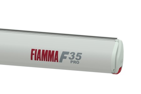 Fiamma F35 PRO auvent caravane, camper van - boîtier titane, Couleur du tissu Royal Grey