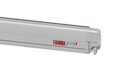FIAMMA F45L Markise Wohnmobil - Gehäuse titanium, Tuchfarbe Royal Grey