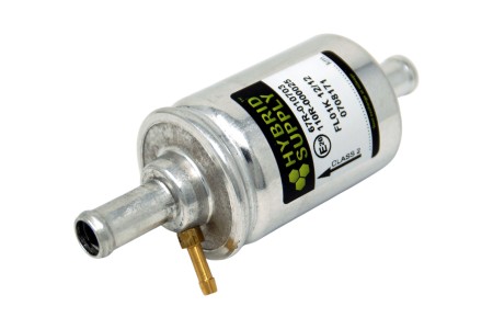 Filtro de gas 12x12 mm con conexión de manguera