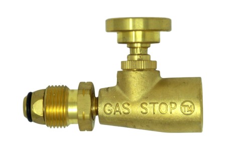 GasStop válvula de cierre de emergencia para bombonas de gas UK POL LH para UK