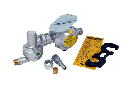 GOK Gasdruckregler Caramatic DriveOne CS 30 mbar 1,5 kg/h – G.13 -> Rohrverschraubung 10mm – 8mm